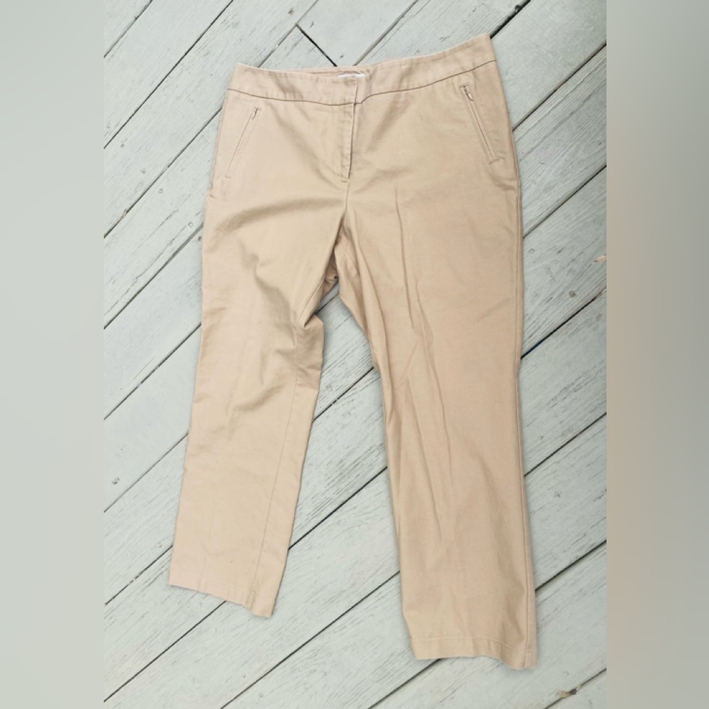 CHARTER CLUB - Woman’s tan high rise ankle pants, Size: 16
